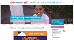 Desktop Screenshot of onceuponachildfredericksburg.com