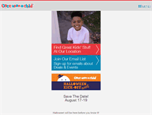 Tablet Screenshot of onceuponachildfredericksburg.com